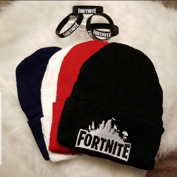 🛍LAST ONE🛍 Fortnite WHITE embroidered beanie - Picture 4 of 5